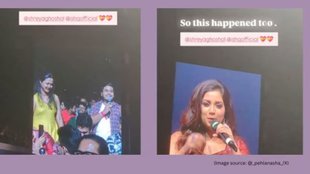shreya ghoshal concert, wedding proposal shreya ghoshal concert