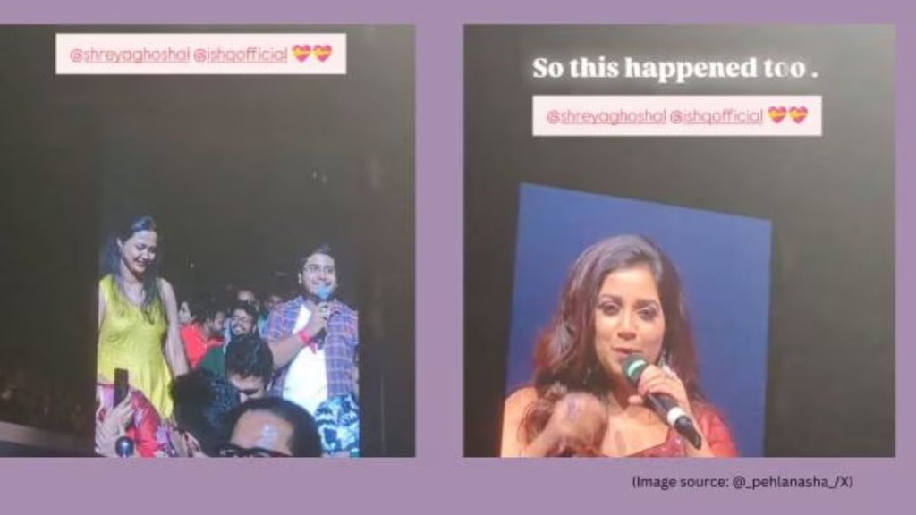 shreya ghoshal concert, wedding proposal shreya ghoshal concert