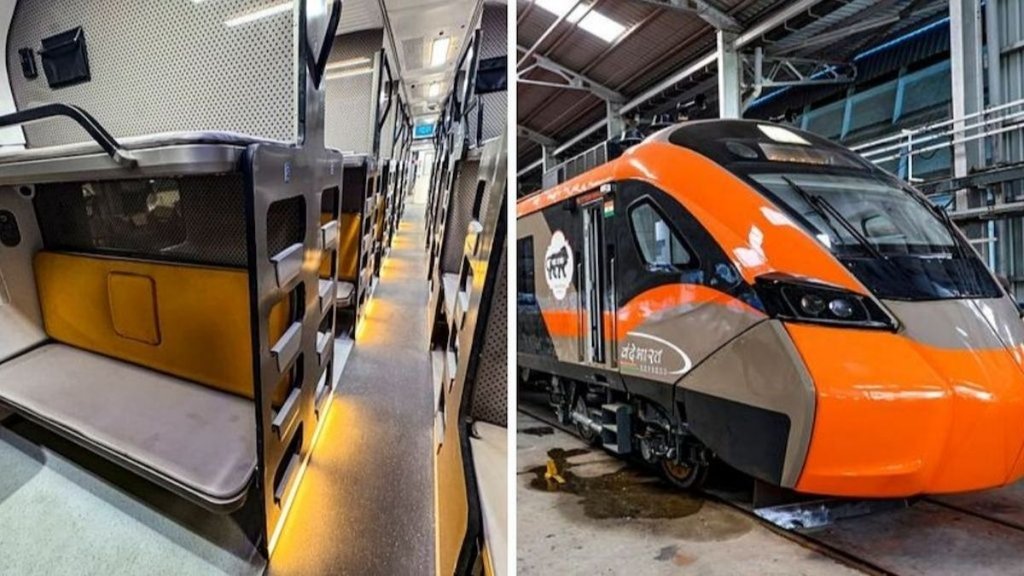 Vande Bharat Sleeper Train, Vande Bharat Sleeper Train first Look, First look of Vande Bharat Sleeper Train