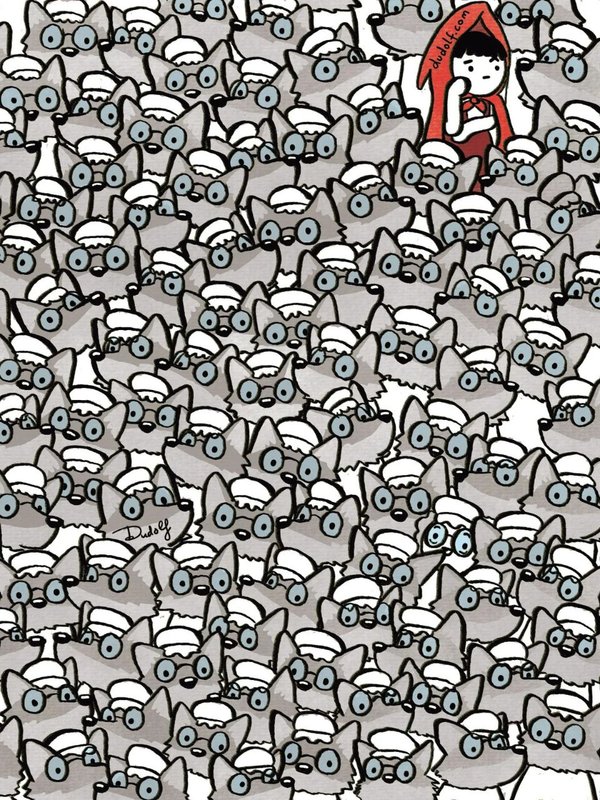 Viral optical illusion