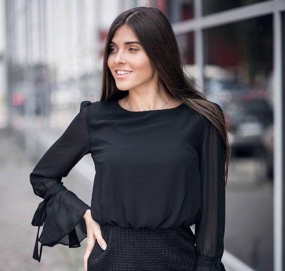 Black dress on dhanteras