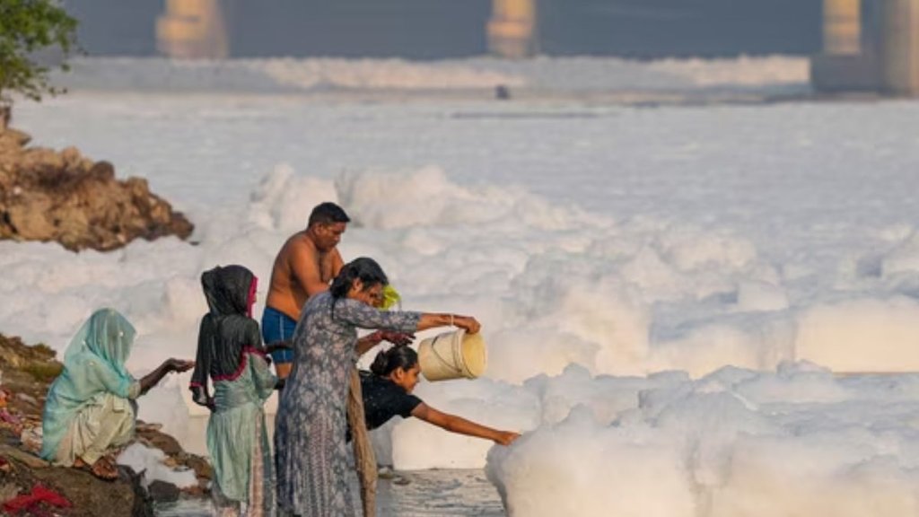Yamuna River Bathing Health Risks