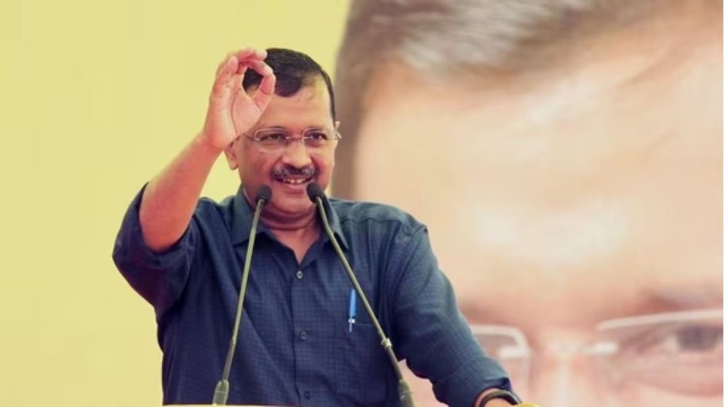 arvind kejriwal, atishi, kejriwal flag road bungalow