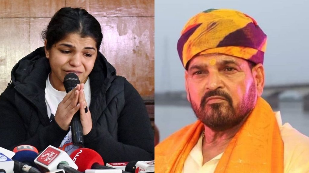 brijbhushan singh, sakshi malik