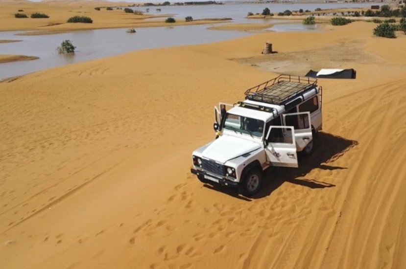 flood in sahara dessert