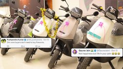 ‘तब तो पटाखे नहीं खरीदने पड़ेंगे…’, ओला इलेक्ट्रिक ने किया स्कूटरों की ब्रिकी से जुड़ा पोस्ट, यूजर्स ने दिया मजेदार रिएक्शन