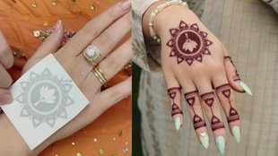 mehndi design । mehndi stickers । karwa chauth mehndi sticker । karwa chauth mehndi design