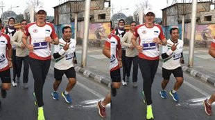 Omar Abdullah, Kashmir Marathon, Jammu and kashmir chief minister omar Abdullah