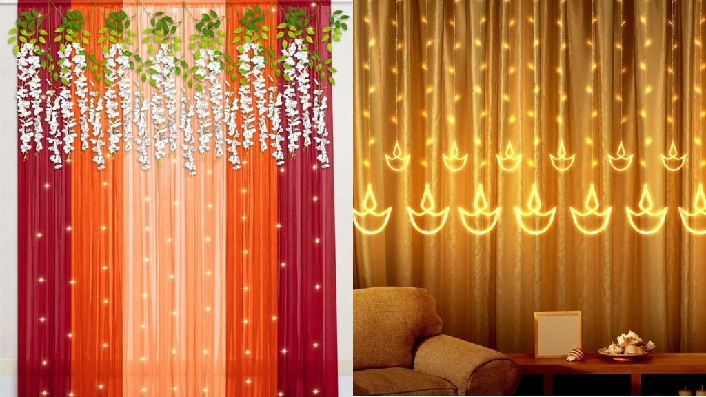 Diwali Decoration 2024 । jhalar wala parda । Diwali Decoration items । diwali decoration at home