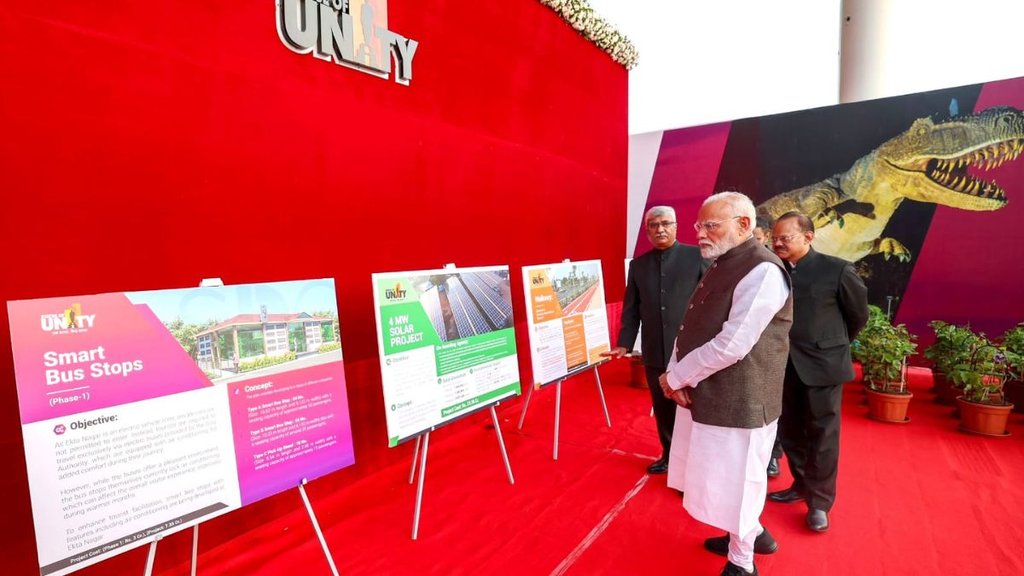 pm modi | gujarat | statue of unity |