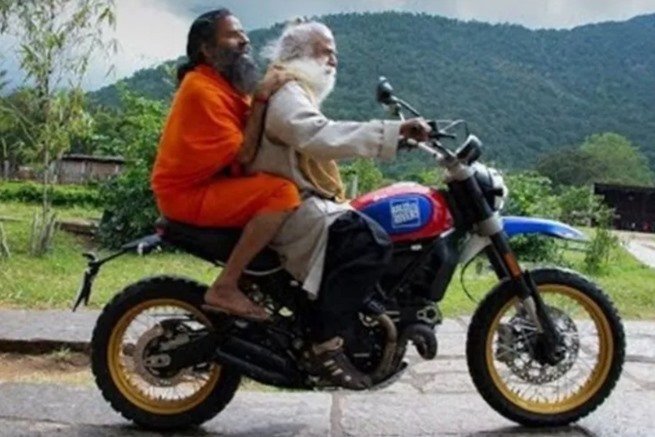 sadhguru bikes