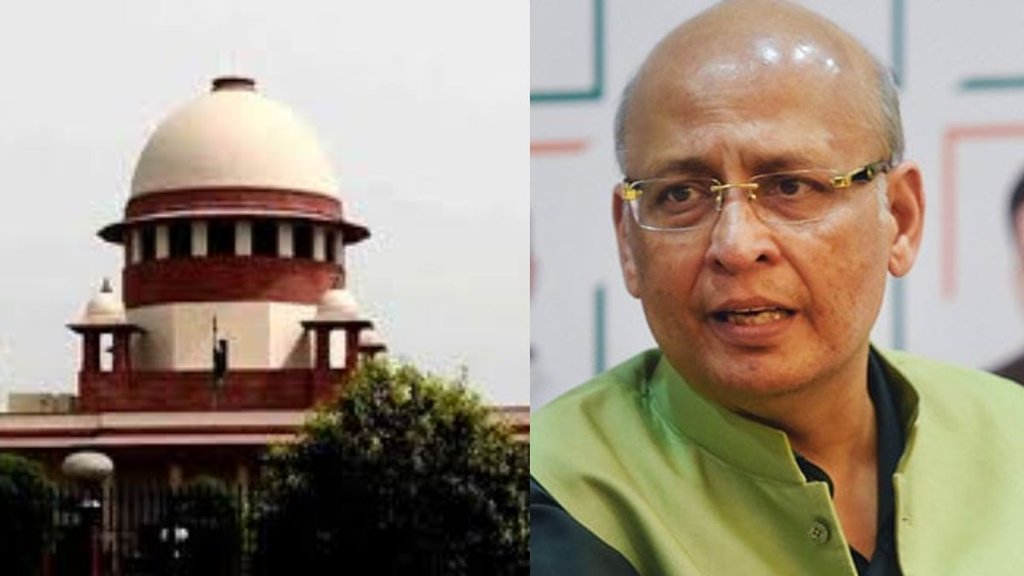 Abhishek Singhvi, Bulldozer action,SUPREME COURT