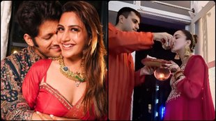 tv actresses celebrate karwa chauth