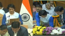 मैं खिलाड़ी हूं, खिलाड़ी ही रहना चाहती हूं …, पेरिस ओलंपिक की जर्सी में विधानसभा पहुंचीं विनेश फोगाट; क्या संन्यास के फैसले पर लेंगी U टर्न?