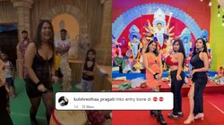 दुर्गा पंडाल में इतने बोल्ड कपड़े पहनकर आ गईं लड़कियां, देखते ही लोगों का पारा हुआ हाई, फिर जो हुआ…