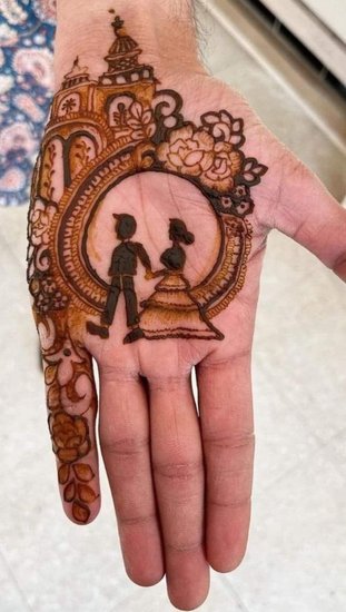Easy Mehndi Designs for Groom-to-be