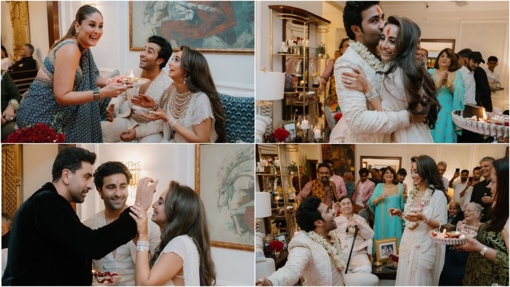 Adar Jain and Alekha Advani roka ceremony