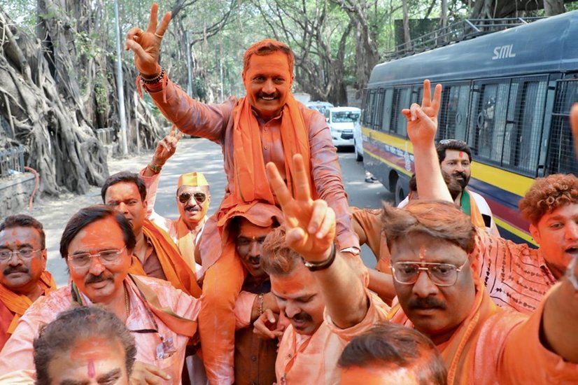 BJP candidate Hemant Narayan Rasane