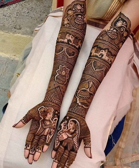 Best Bridal Henna Patterns 2024