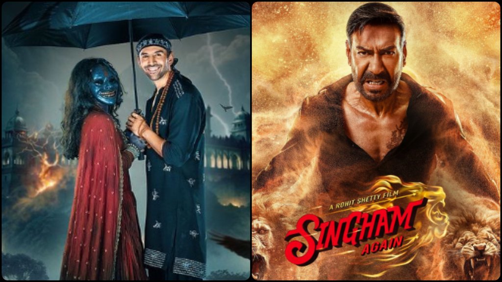Bhool Bhulaiyaa 3 Vs Singham Again Bhool Bhulaiyaa 3 Vs Singham Again