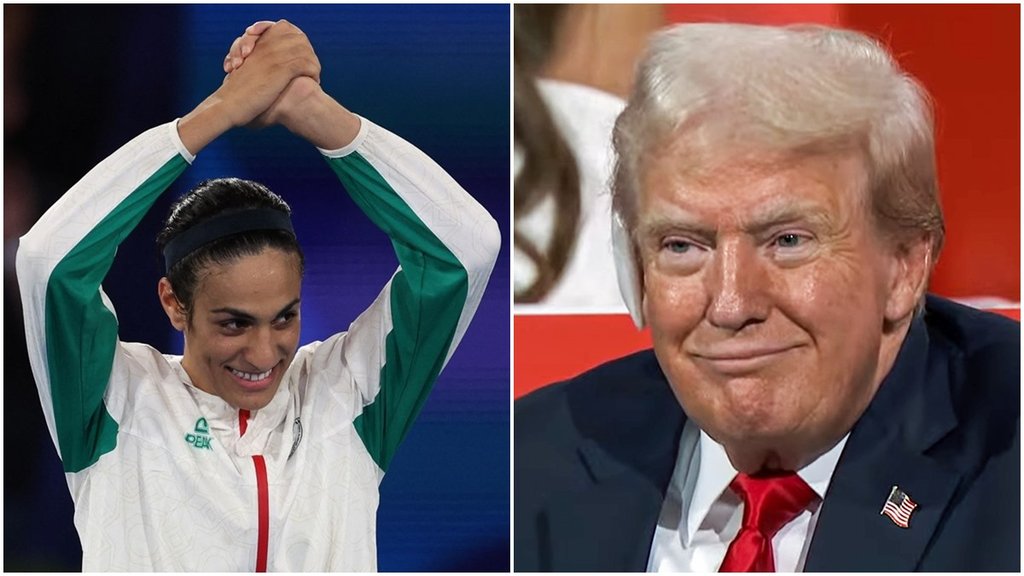 Donald Trump, Donald Trump Compaign Video Including Olympic Boxer Imane Khelif Sparks Controversy, An Algerian boxer Imane Khelif