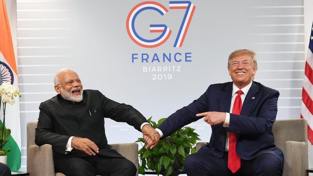 Donald Trump with pm modi | US Election Result | pm modi