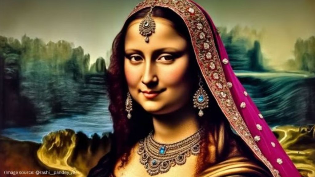 Mona Lisa, Indian Mona Lisa, Mona Lisa AI