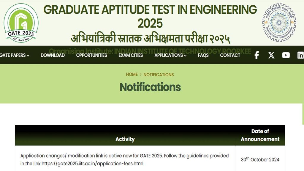 GATE 2025, GATE Exam, Admit Card, Correction window, GATE 2025, GATE Exam, Admit Card, Correction window,