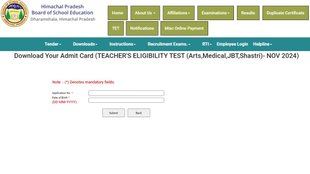 HP TET admit card 2024, HP TET admit card 2024 out, HP TET admit card 2024 released, HP TET admit card 2024 release, HP TET admit card 2024 direct link, HP TET admit card 2024 download link