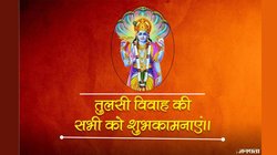 Happy Tulsi Vivah 2024 Wishes Images, Quotes: तुलसी विवाह शुभकामना संदेश के साथ दें आज के दिन की बधाई