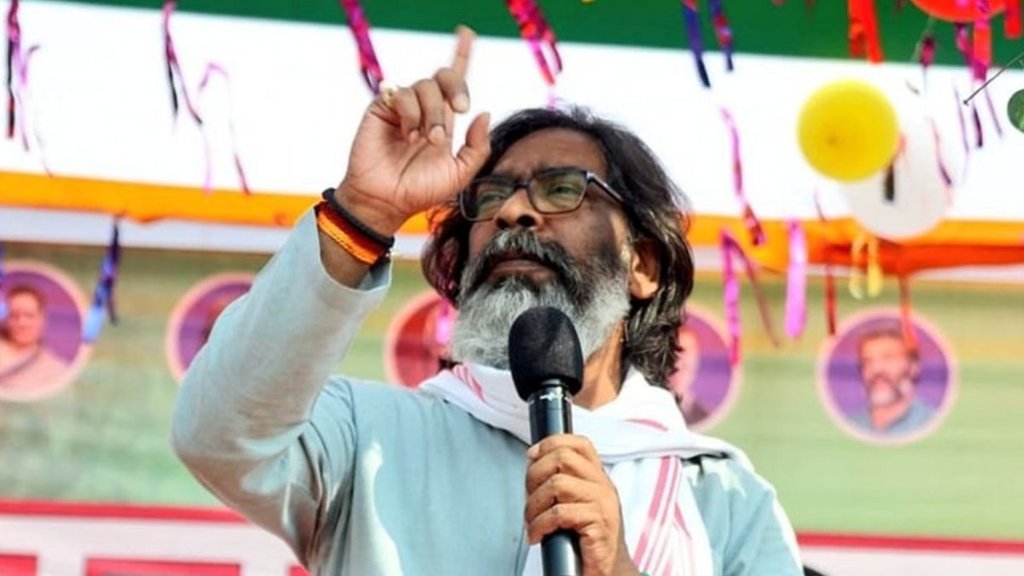 Hemant Soren Mandal Murmu joins BJP, Santhal Pargana BJP gains Mandal Murmu,