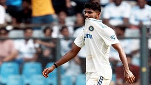 IND vs NZ 3rd Test, Washington Sundar hattrick, Rachin Ravindra Wicket