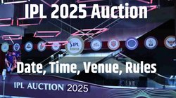IPL 2025 Auction Date, Time: यहां जानें आईपीएल 2025 नीलामी की तारीख, समय, स्थान, नियम, टीमें, खिलाड़ियों की सूची, लाइव स्ट्रीमिंग डिटेल्स