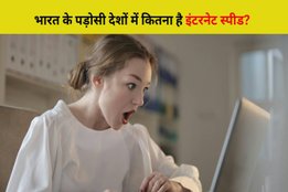 India and neighboring countries Internet Speed Ranking