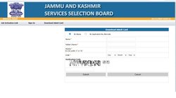 JKSSB Police Constable Recruitment 2024: एडमिट कार्ड jkssb.nic.in पर जारी, यहां मिलेगा डाउनलोड करने का डायरेक्ट लिंक