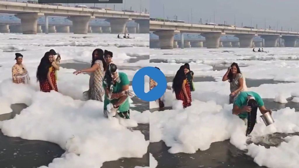 Yamuna| Yamuna Toxic Foam| Yamuna water