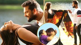 Kajal Raghwani, Kajal Raghwani On Kiss with Khesari Lal Yadav