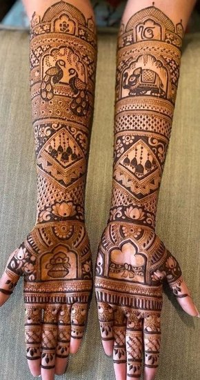 Latest Bridal Mehndi Ideas