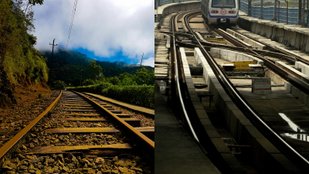 Metro track vs railway track