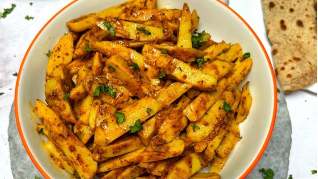 How to prepare achari arbi recipe