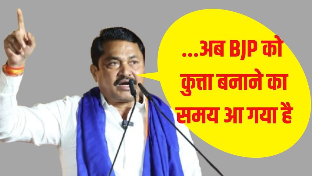 Nana Patole OBC vote BJP, Nana Patole OBC vote BJP kutta remark,