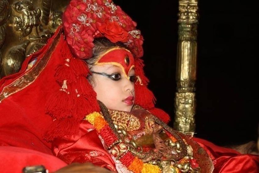 Who is the living goddess of Nepal?