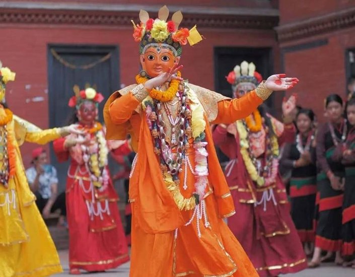 Nepal's living goddess? body like banyan tree