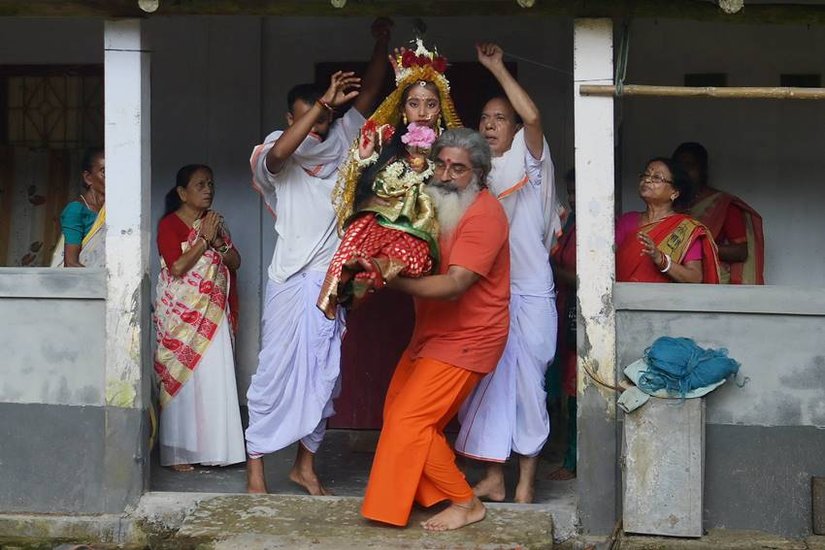 How is the body of Nepal's living Devi? 