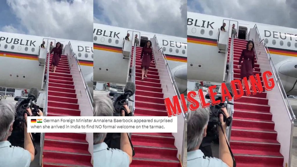 Misleading claim about German FM