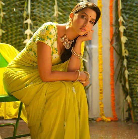 Nora Fatehi Traditional Look