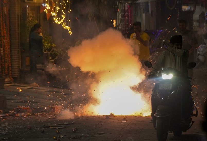 air pollution after Diwali