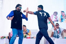 Nepal,Birgunj,martial artist Cheetah Yajnesh Shetty