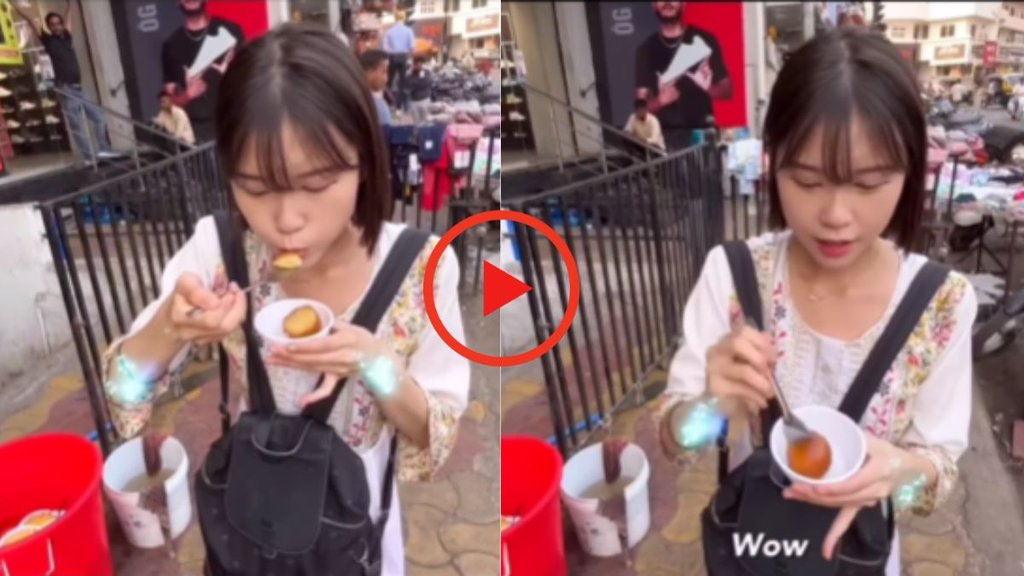 gulab jamun| South korean vlogger tastes gulab jamun| Viral Video