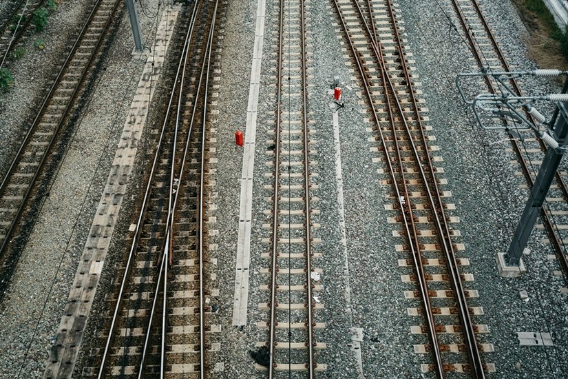Railway track stones purpose